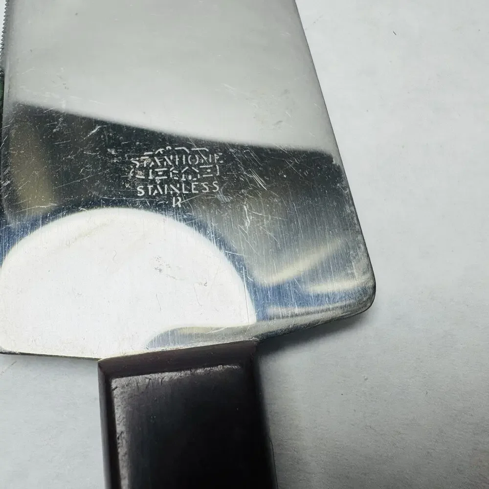 Vintage STANHOME Stainless Retro Cake Pie Knife‎ Bakelite Handle & Cheese Slicer